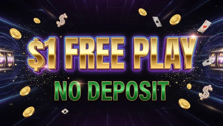 $1 free play no deposit