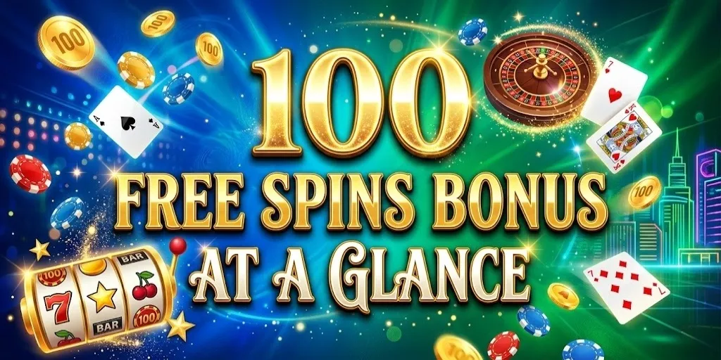 100 Free Spins Bonus At A Glance