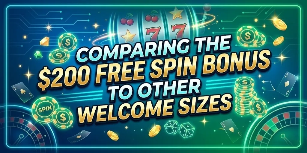Comparing The $200 Free Spin Bonus To Other Welcome Sizes