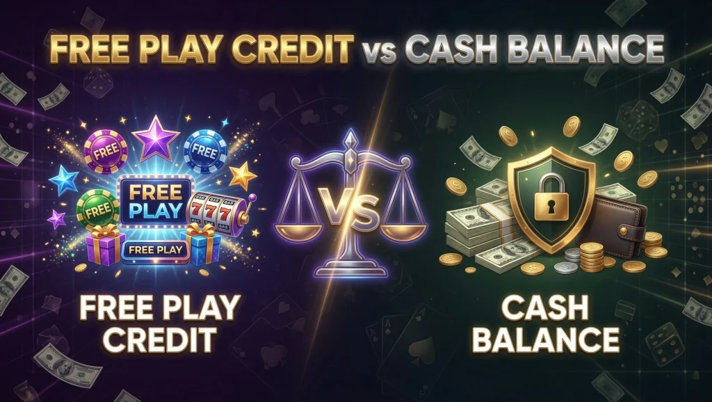 Free Play Credit Vs Cash Balance