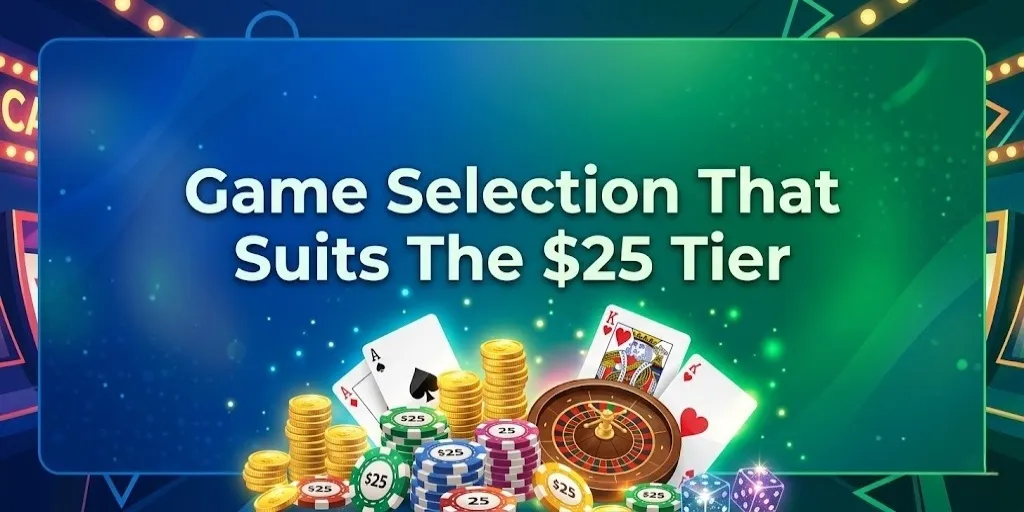 Game Selection That Suits The $25 Tier