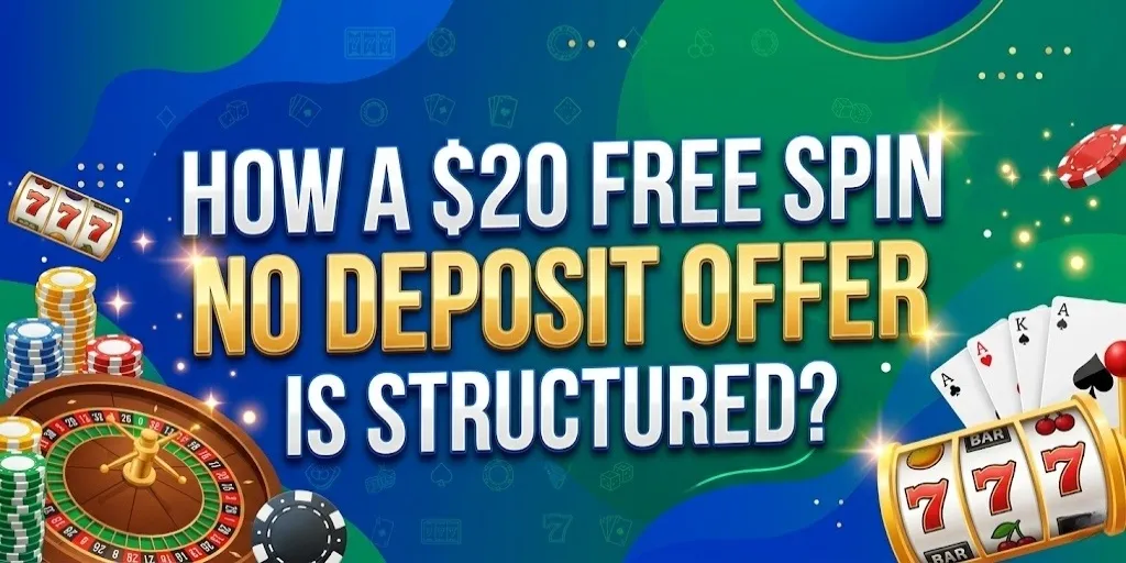 How A $20 Free Spin No Deposit Offer Is Structured?