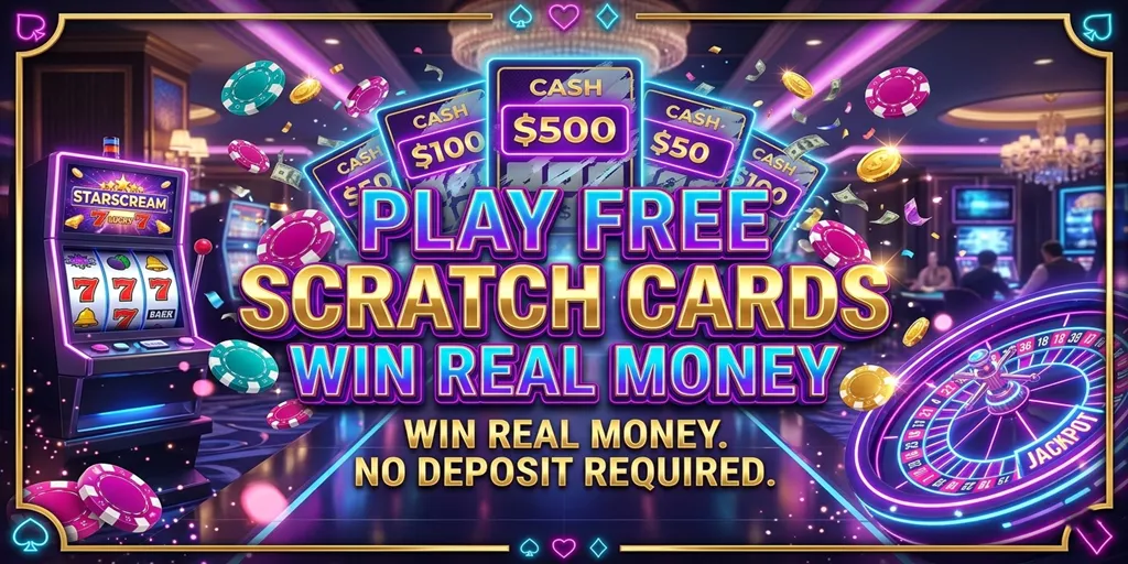 Play Free Scratch Cards Win Real Money No Deposit