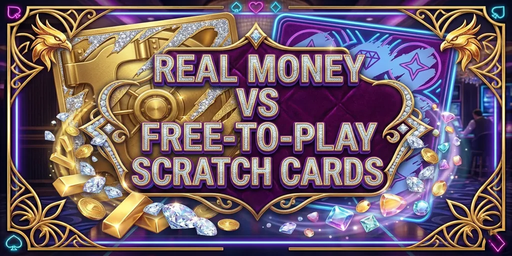 Real Money VS Free-To-Play Scratch Cards