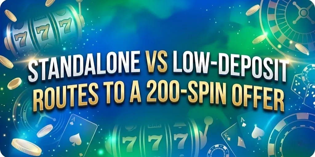 Standalone Vs Low-Deposit Routes To A 200-Spin Offer