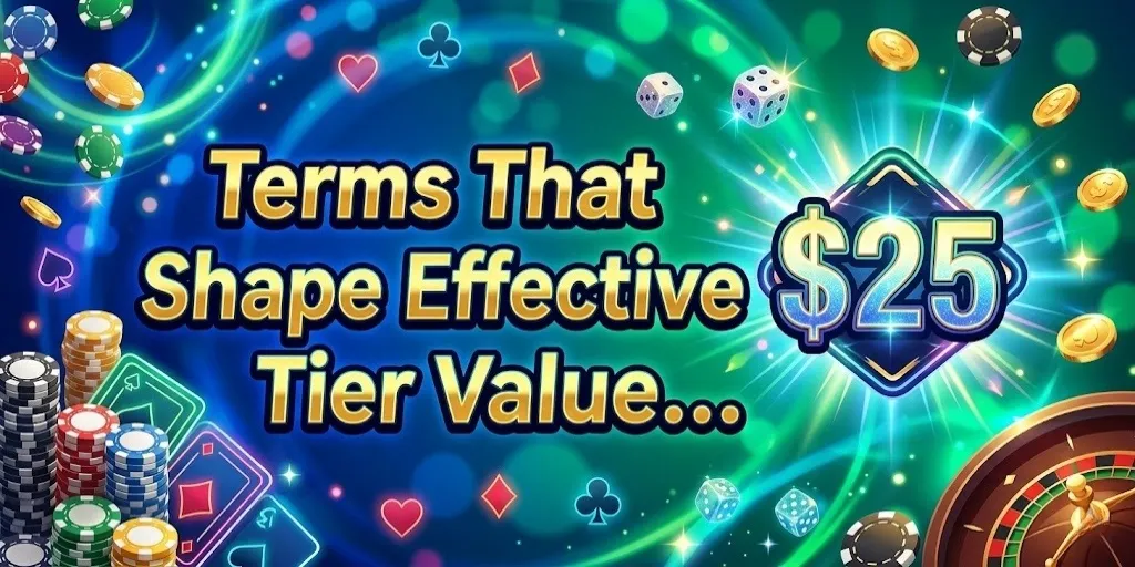 Terms That Shape Effective $25 Tier Value