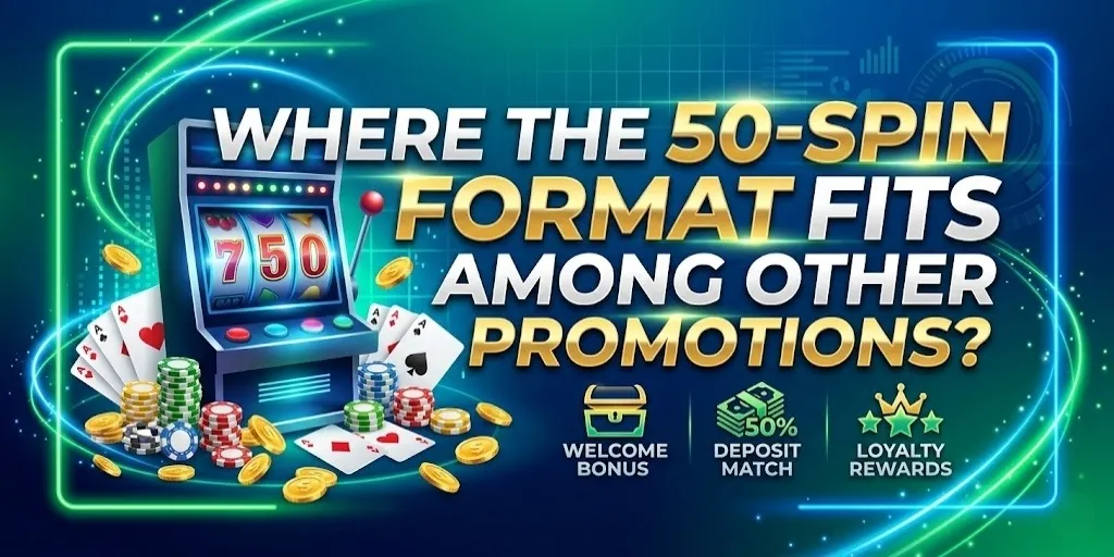Where The 50-Spin Format Fits Among Other Promotions?