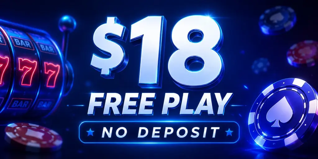 $18 Free Play No Deposit