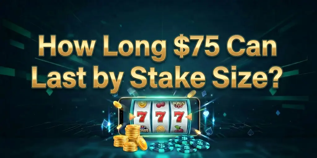 How Long $75 Can Last by Stake Size
