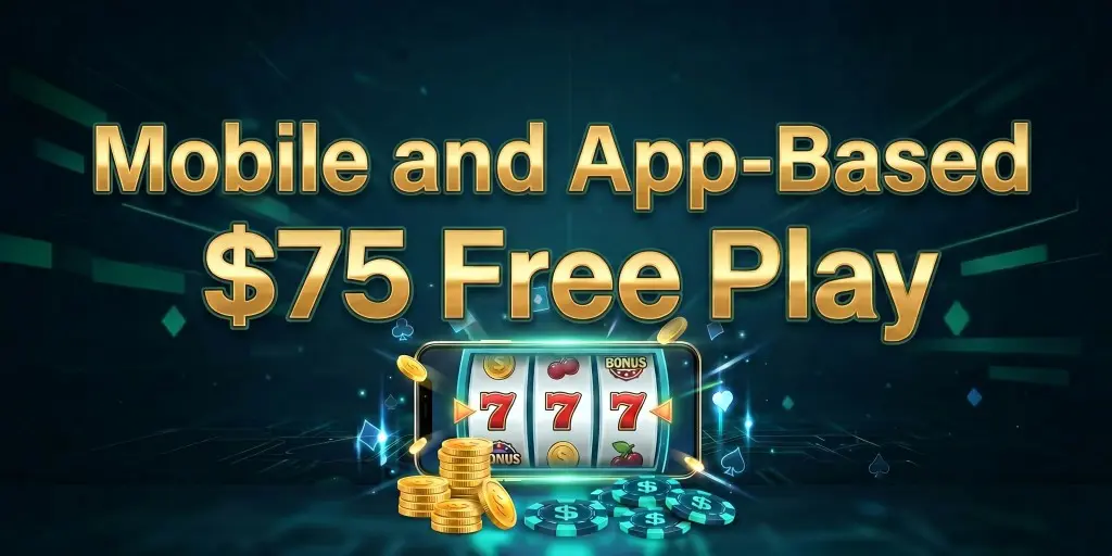 Mobile and App-Based $75 Free Play
