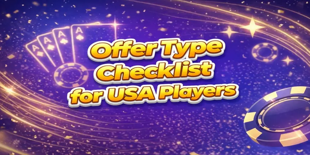 Offer Type Checklist for USA Players
