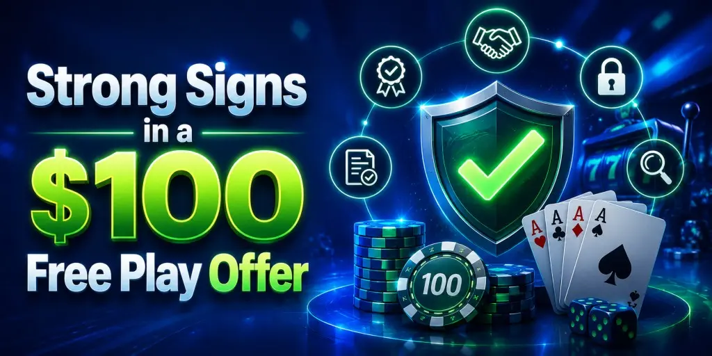 Strong Signs in a $100 Free Play Offer