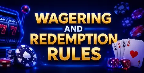 Wagering or redemption rules