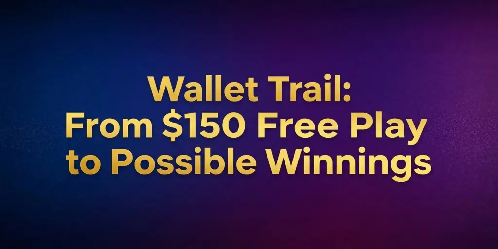 Wallet Trail From $150 Free Play to Possible Winnings
