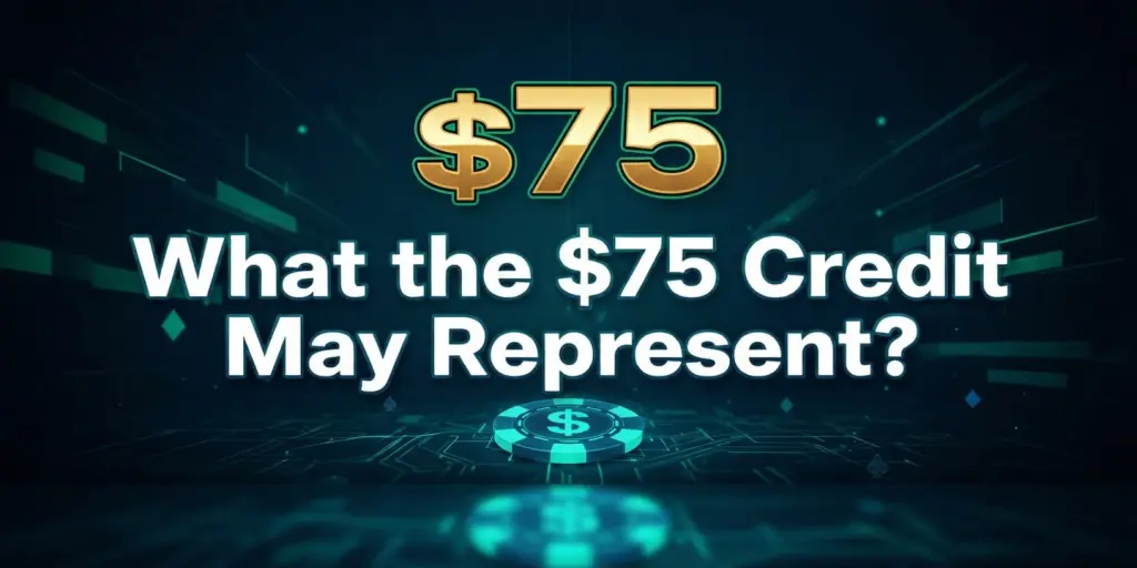 What the $75 Credit May Represent?