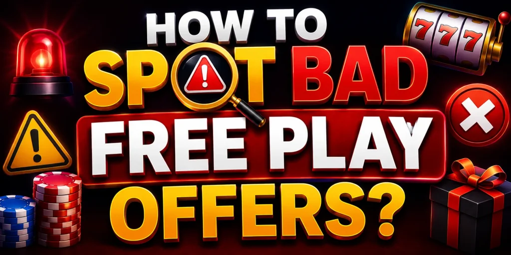 How To Spot Bad Free Play Offers