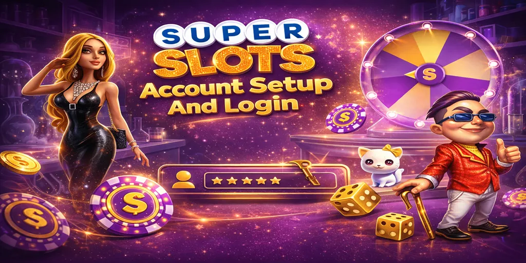 Super Slots Account Setup And Login