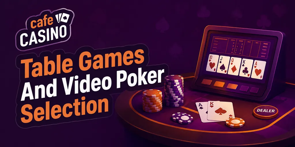 Table Games And Video Poker Selection