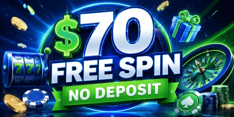 $70 Free Spin No Deposit