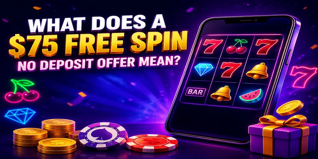 What Does A $75 Free Spin No Deposit Offer Mean?
